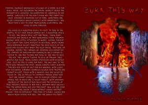 The newest and best cover for Burn This Way.